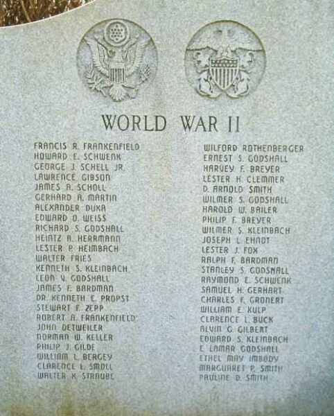 GREEN LANE WORLD WARS MEMORIAL STONE B