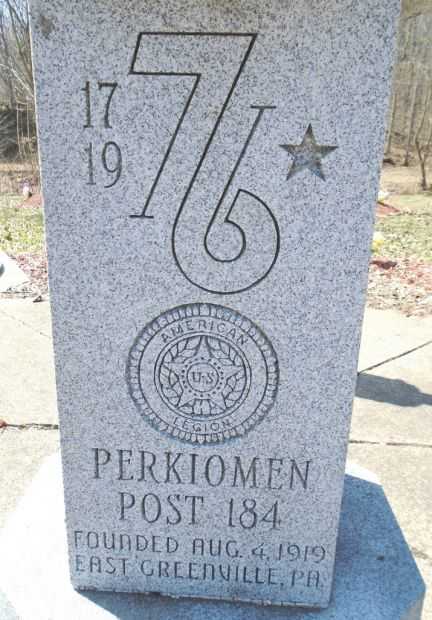 PERKIOMEN POST 184 VETERANS MEMORIAL FRONT