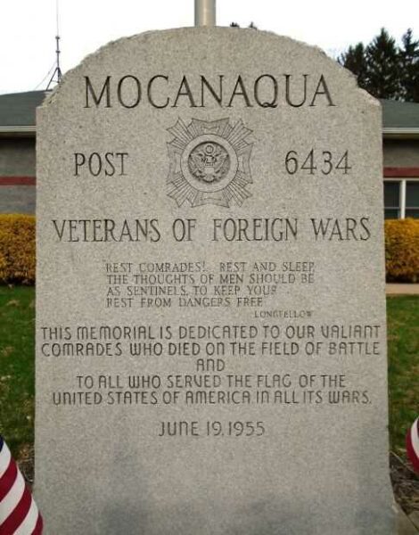 MOCANAQUA WAR VETERANS MEMORIAL