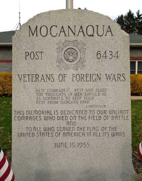 MOCANAQUA WAR VETERANS MEMORIAL