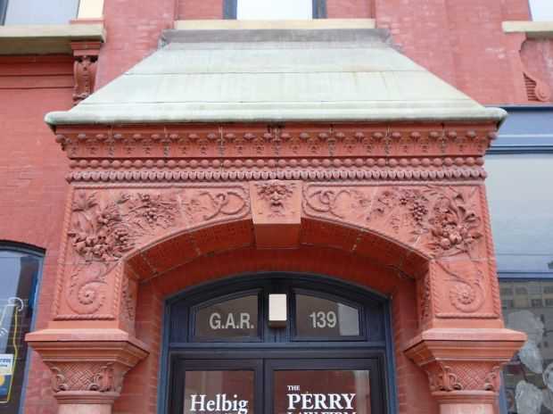 SCRANTON GRAND ARMY OF THE REPUBLIC MEMORIAL BUILDING ENTRANCE