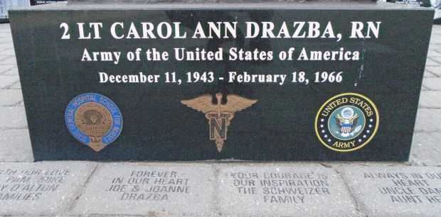 2 LT CAROL ANN DRAZBA, R.N. MEMORIAL STONE