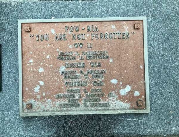 ERIE COUNTY POW-MIA WAR MEMORIAL PLAQUE