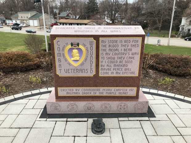 NORTHWEST P.A. PURPLE HEART MEMORIAL STONE