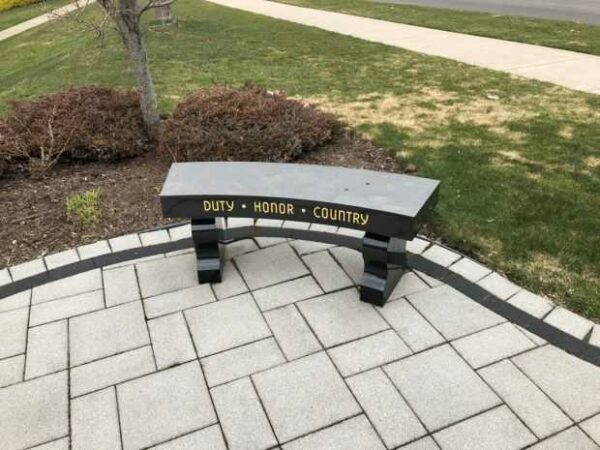 NORTHWEST P.A. PURPLE HEART MEMORIAL BENCH A