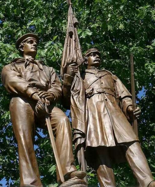 ERIE COUNTY SOLDIERS AND SAILORS MEMORIAL STATUE