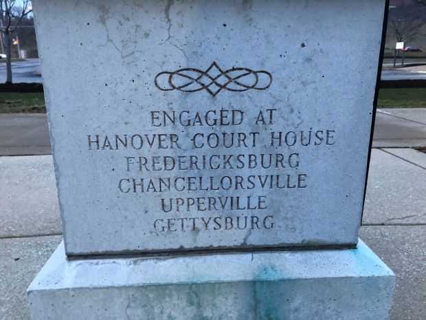 BRIGADIER GENERAL STRONG VINCENT WAR MEMORIAL STONE B