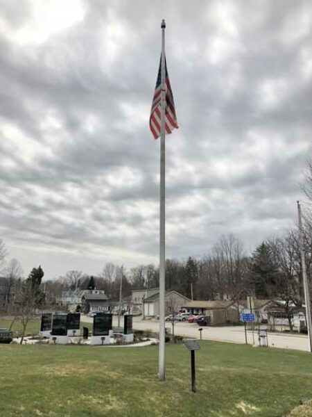 FLAG DISPLAY WAR MEMORIAL