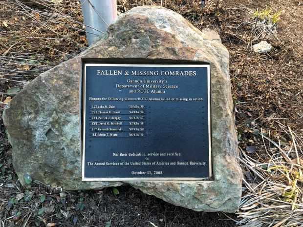 GANNON UNIVERSITY’S FALLEN & MISSING COMRADES MEMORIAL PLAQUE