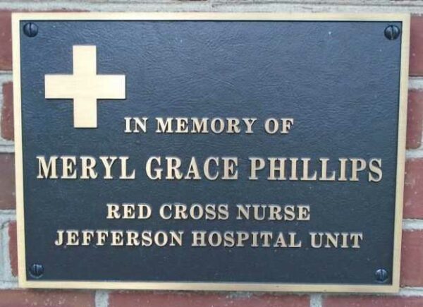 WAR HERO MEMORIAL PINERY HONOR PLAQUE Q