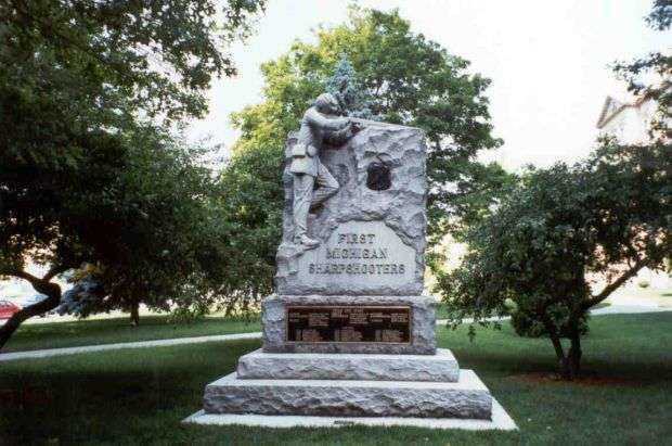FIRST MICHIGAN SHARPSHOOTERS WAR MEMORIAL