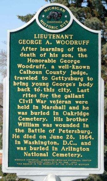 LIEUTENANT GEORGE A. WOODRUFF WAR MEMORIAL MARKER II