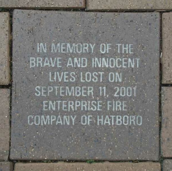 9/11 NYC EMERGENCY RESPONDERS’ MEMORIAL PAVER N