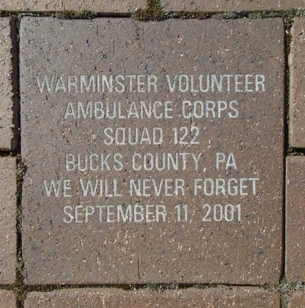 9/11 NYC EMERGENCY RESPONDERS’ MEMORIAL PAVER J