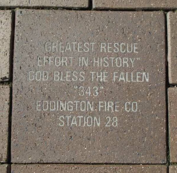 9/11 NYC EMERGENCY RESPONDERS’ MEMORIAL PAVER I