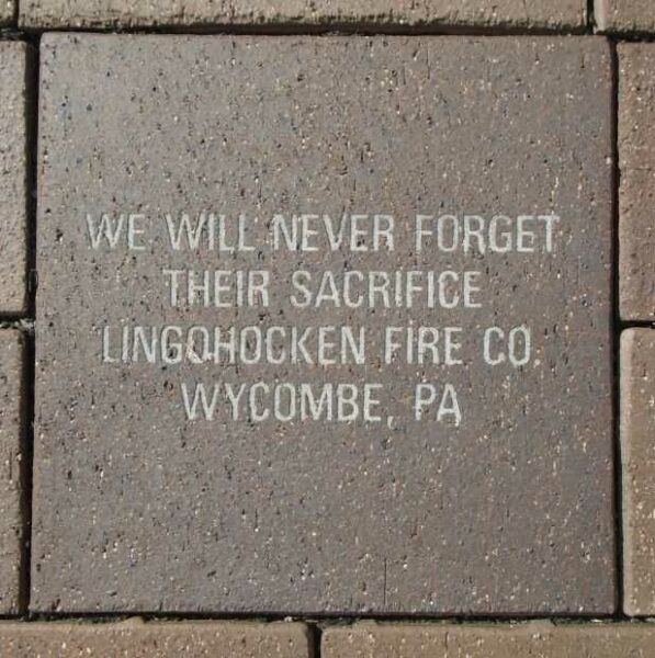 9/11 NYC EMERGENCY RESPONDERS’ MEMORIAL PAVER E