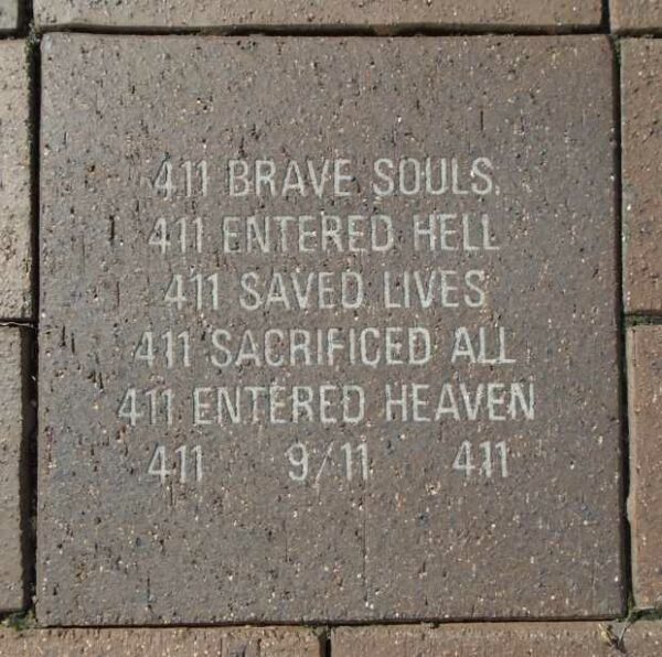 9/11 NYC EMERGENCY RESPONDERS’ MEMORIAL PAVER A