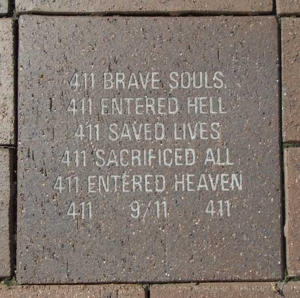 9/11 NYC EMERGENCY RESPONDERS’ MEMORIAL PAVER A