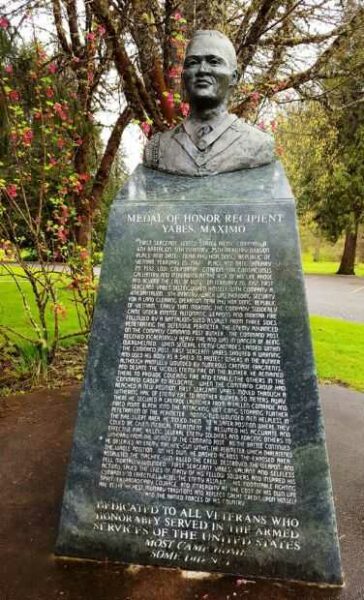 MEDAL OF HONOR RECIPIENT YABES, MAXIMO MEMORIAL