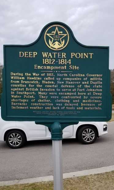 DEEP WATER POINT 1812-1814 WAR MEMORIAL MARKER