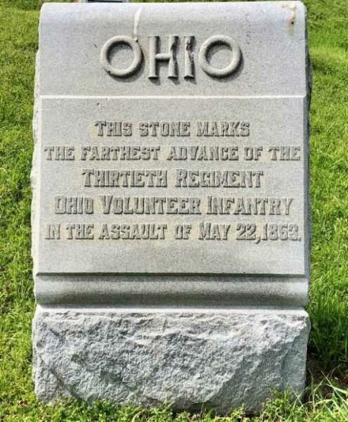 OHIO THIRTIETH REGIMENT VOLUNTEER INFANTRY WAR MEMORIAL