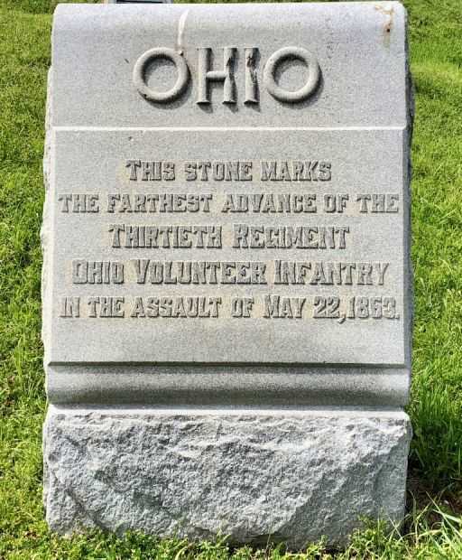 OHIO THIRTIETH REGIMENT VOLUNTEER INFANTRY WAR MEMORIAL