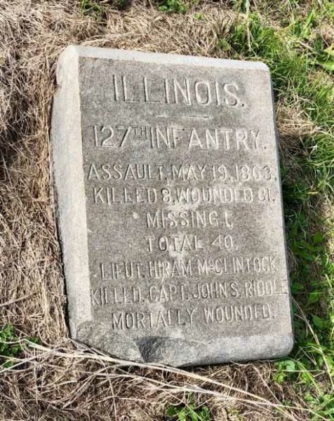 ILLINOIS. 127TH INFANTRY. WAR MEMORIAL TABLET