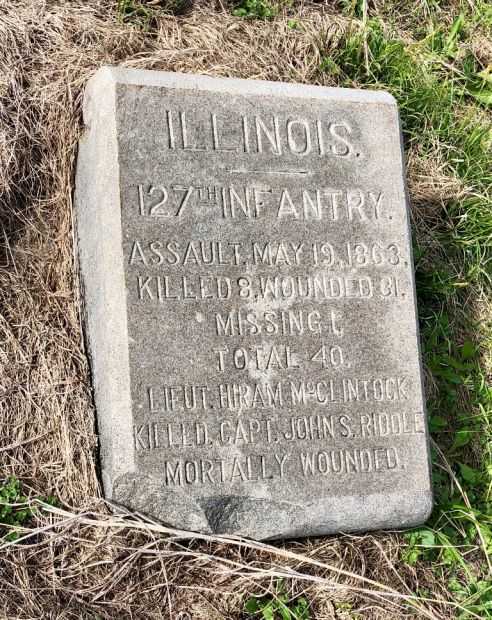 ILLINOIS. 127TH INFANTRY. WAR MEMORIAL TABLET