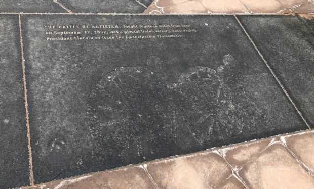THE BATTLE OF ANTIETAM MEMORIAL PAVER STONE
