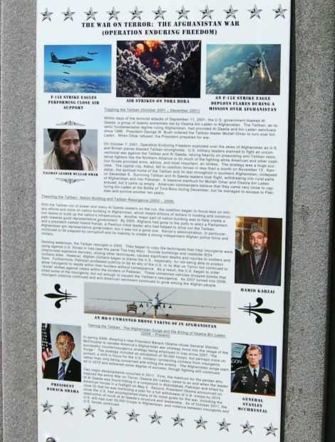 THE WAR ON TERROR: THE AFGHANISTAN WAR MEMORIAL PANEL