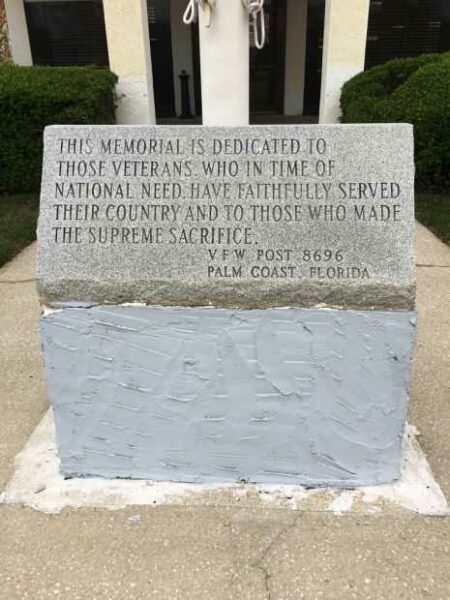 V.F.W. POST 8696 SUPREME SACRIFICE WAR MEMORIAL