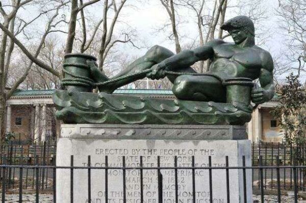 STATE OF NEW YORK BATTLE OF THE MONITOR AND MERRIMAC MEMORIAL