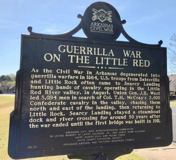 GUERRILLA WAR ON THE LITTLE RED MEMORIAL MARKER