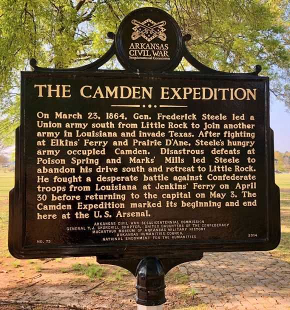 THE CAMDEN EXPEDITION WAR MEMORIAL MARKER