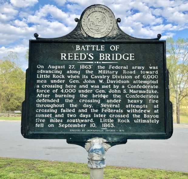 BATTLE OF REED’S BRIDGE WAR MEMORIAL MARKER
