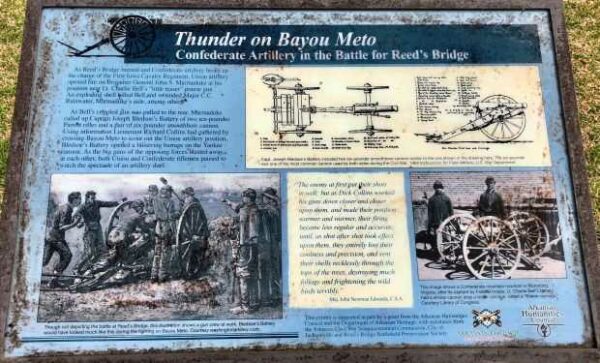 THUNDER ON BAYOU METO WAR MEMORIAL PANEL