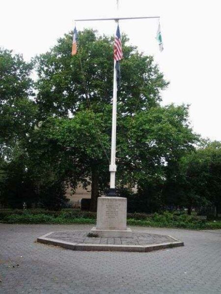 GREENPOINT WORLD WAR II MEMORIAL FLAG POLE