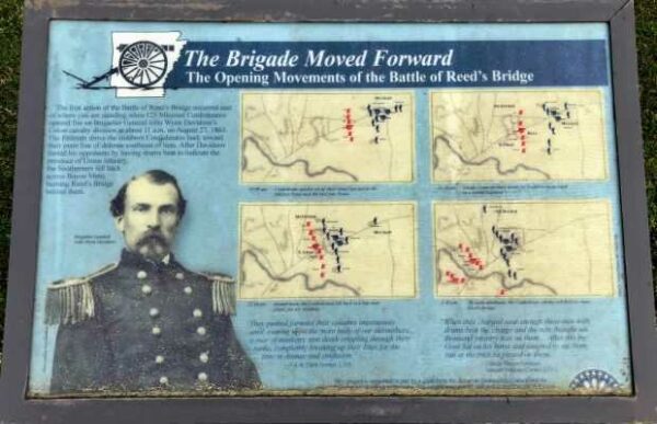 THE BRIGADE MOVED FORWARD WAR MEMORIAL PANEL