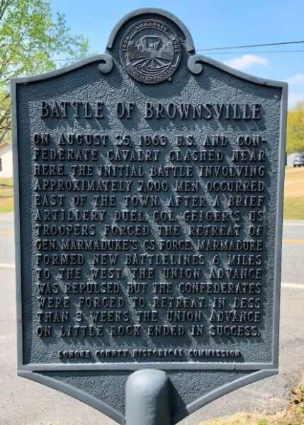 BATTLE OF BROWNSVILLE WAR MEMORIAL MARKER