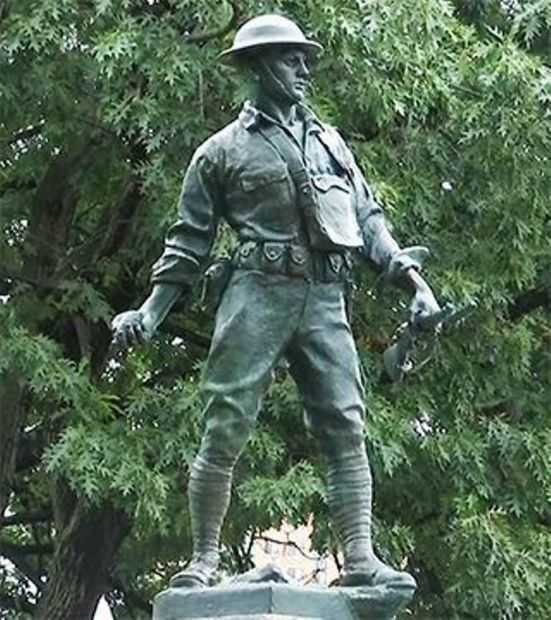 HIGHBRIDGE WORLD WAR I MEMORIAL RESTORED