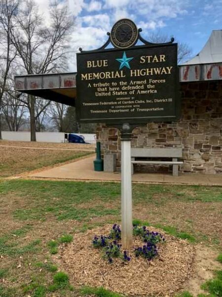 JASPER BLUE STAR MEMORIAL HIGHWAY MARKER