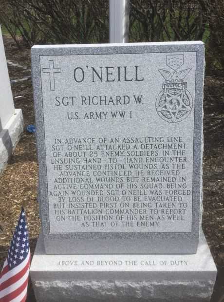 O’NEILL SGT. RICHARD W. MEDAL OF HONOR WAR MEMORIAL