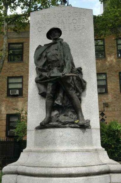 CHELSEA PARK WORLD WAR I MEMORIAL CLOSE-UP