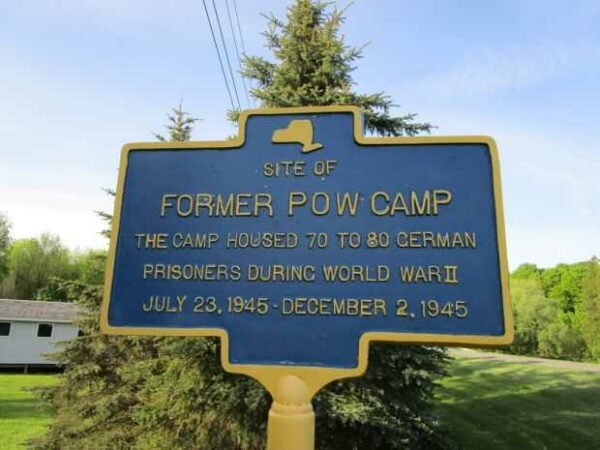 SITE OF FORMER POW CAMP MEMORIAL MARKER