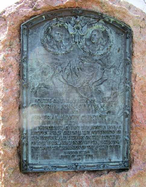 LIVONIA ROUTES OF THE ARMIES OF GENERAL JOHN SULLIVAN AND GENERAL JAMES CLINTON MEMORIAL