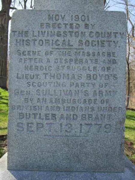 GROVELAND AMBUSCADE MEMORIAL SIDE D