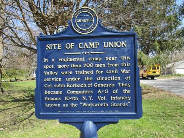 SITE OF CAMP UNION WAR MEMORIAL MARKER