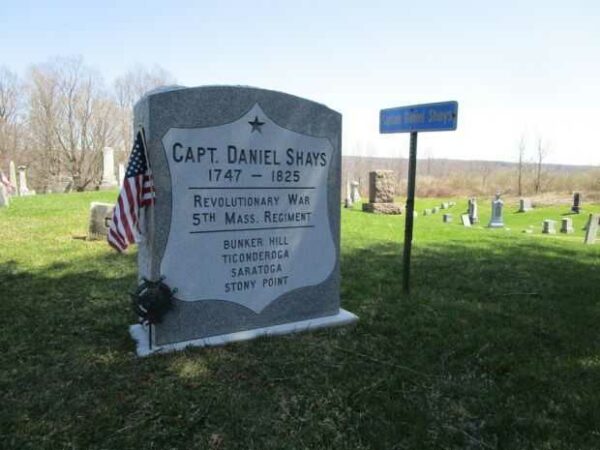 CAPT. DANIEL SHAYS MEMORIAL CEMETERY STONE