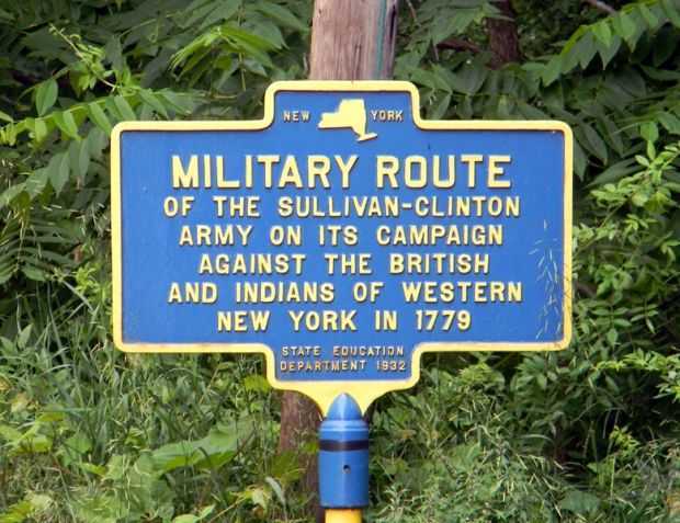 MILITARY ROUTE REVOLUTIONARY WAR MEMORIAL MARKER