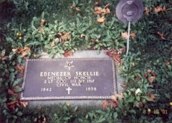2LT. EBENEZER SKELLIE MEDAL OF HONOR GRAVESTONE